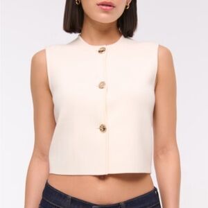 A&F Luxe Loft Sweater Vest